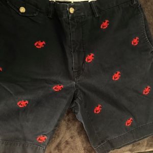 Polo Navy blue and lobster shorts size 35
